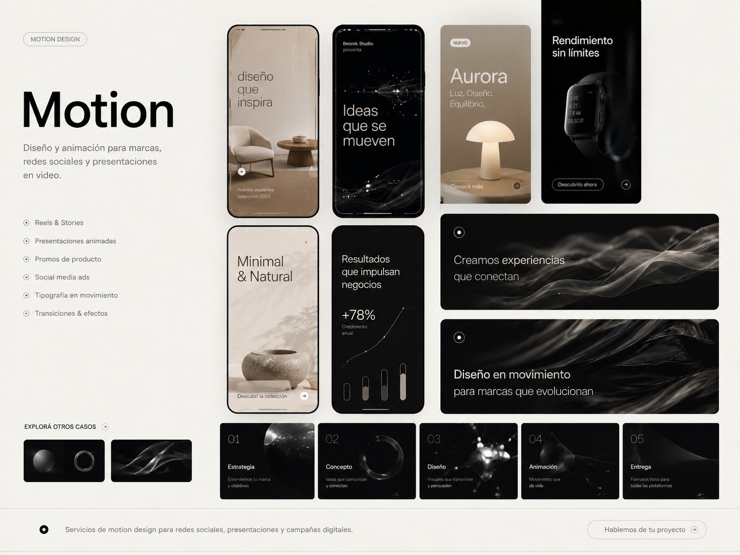 Imagen del proyecto Motion para redes sociales