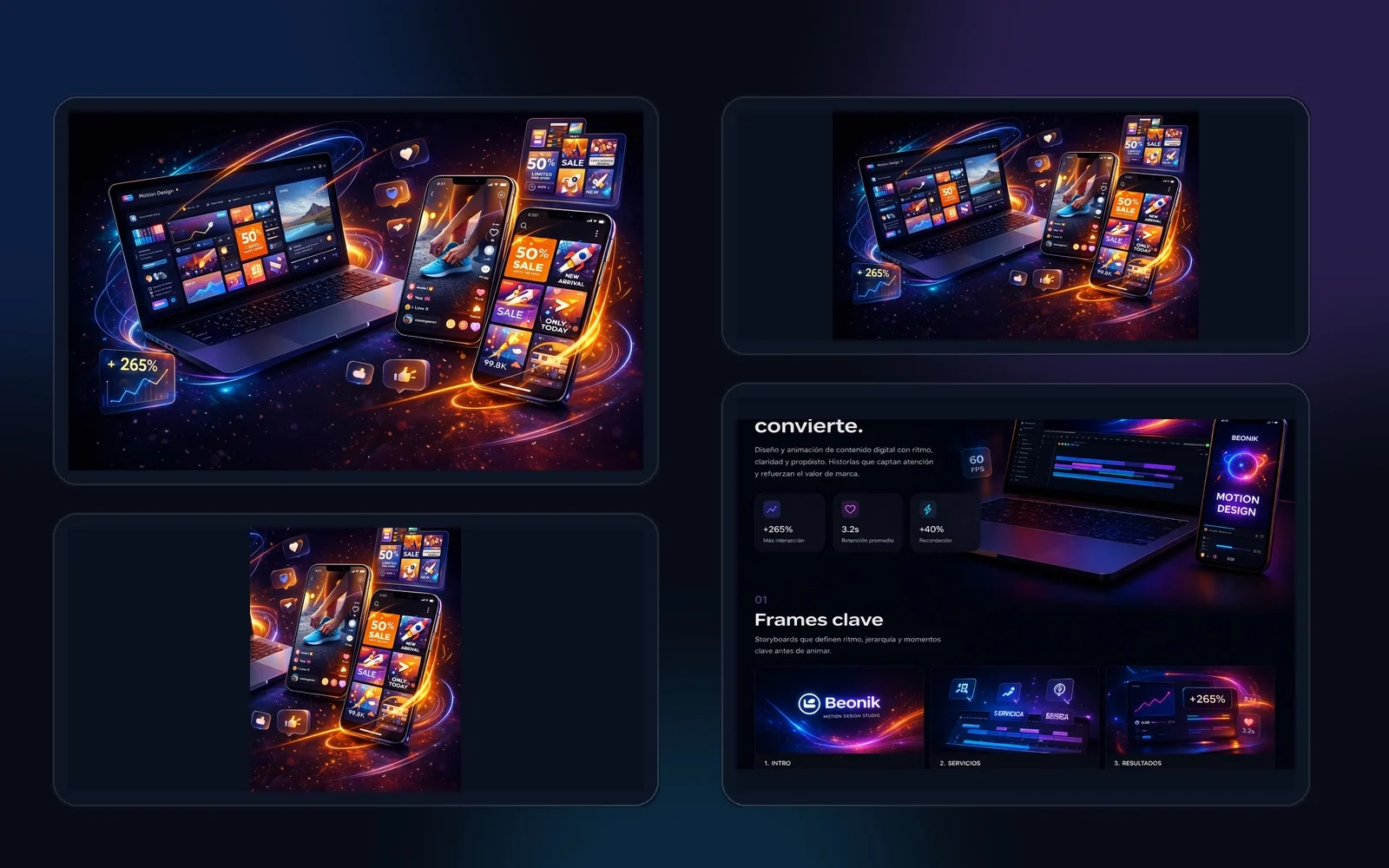 Detalle de Motion y contenido social